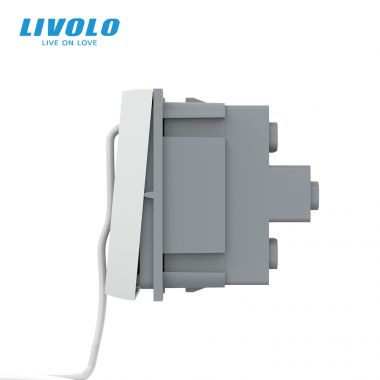Công tắc cơ khẩn cấp với kéo dây Livolo VL-FCME-1WP