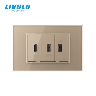 Ổ Cắm USB 5V-2A Livolo