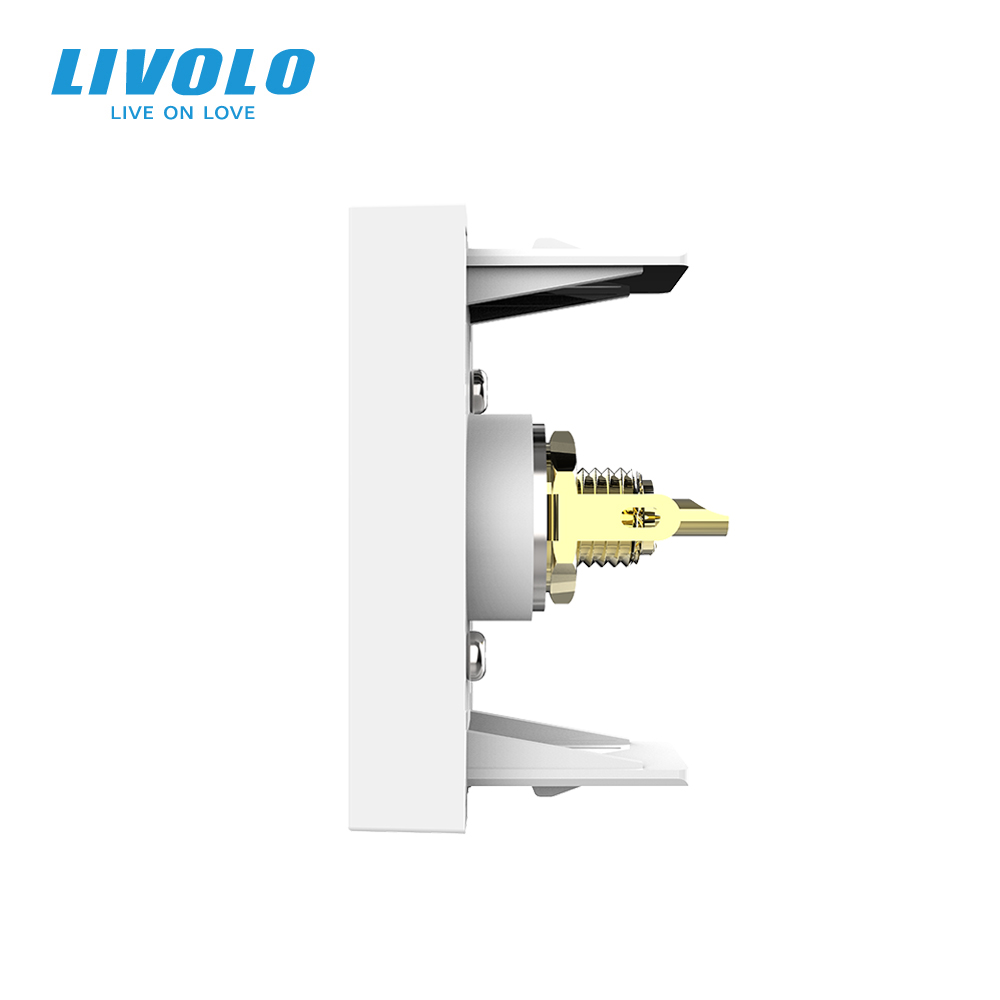 Ổ cắm Microphone Livolo VL-FCPH-1WP  ( Microphone socket function key )