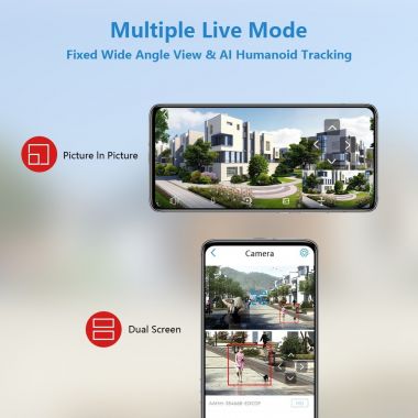 Camera iP Wifi Yoosee PTZ 2 Mắt Q42D-2MB