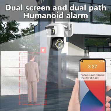 Camera iP Wifi Yoosee PTZ 2 Mắt Q42D-2MB