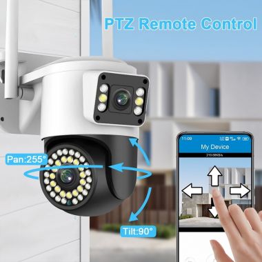Camera iP Wifi Yoosee PTZ 2 Mắt Q42D-2MB