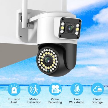 Camera iP Wifi Yoosee PTZ 2 Mắt Q42D-2MB