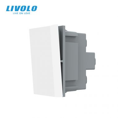 Công tắc cơ 10A trung gian Livolo VL-FCMM10A-1WP