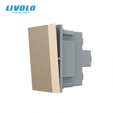 Công tắc cơ 10A trung gian Livolo VL-FCMM10A-1WP