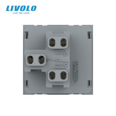 Công tắc cơ 10A trung gian Livolo VL-FCMM10A-2WP
