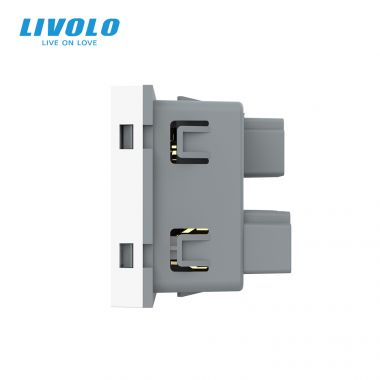 Ổ cắm điện 3 chấu đa năng Livolo VL-FCT22 16A-2WPMulti-function socket