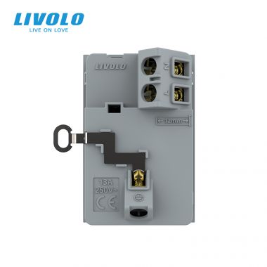ổ cắm 3 chấu có công tắc nguồn chuẩn EU VL-FCMKV.TG13A-3WP