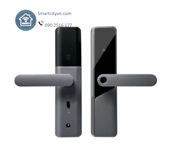 Khóa cửa gỗ tay gạt thông minh A1