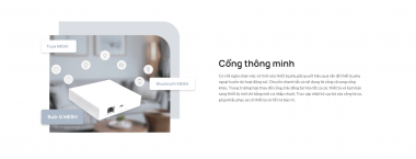 Trung tâm điều khiển nhà thông minh Gateway Zigbee, Wifi 2.4Ghz